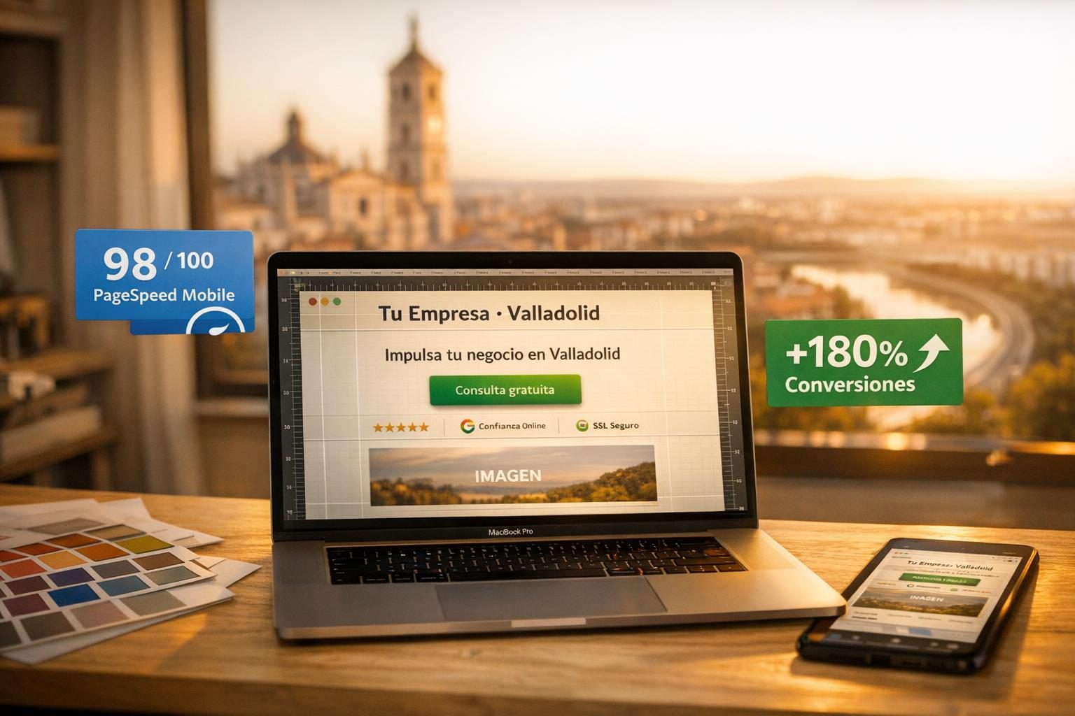 Diseño Web en Valladolid — Diseño Web Profesional en Valladolid — Páginas que Convierten